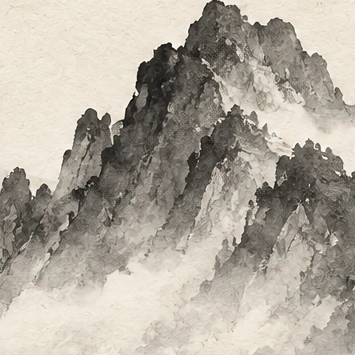 Nahaufnahme der Oberfläche von Peaks