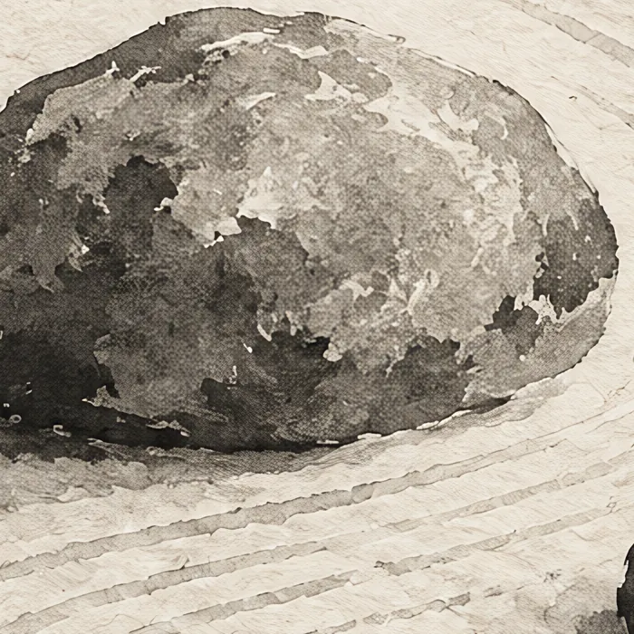 Nahaufnahme der Oberfläche von Three Stones