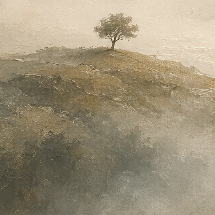 Detail povrchu díla Lone Tree